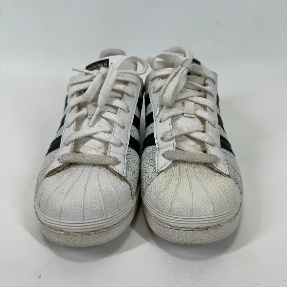 Adidas‎ Superstar Snakeskin Reptile Men's Size 7 White S76996 2016